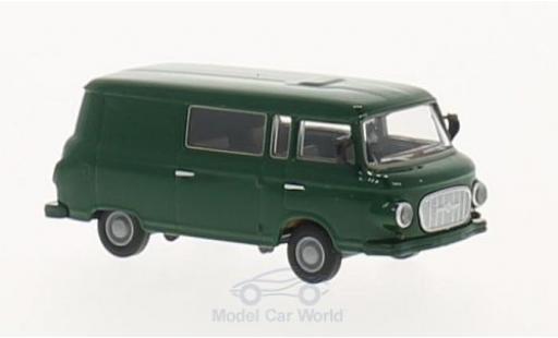 Modelauto Barkas B 1000 minibus groen Halbbus 1/87 Brekina