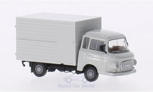 Modelauto Barkas B 1000 fourgon grijs Koffer 1/87 Brekina