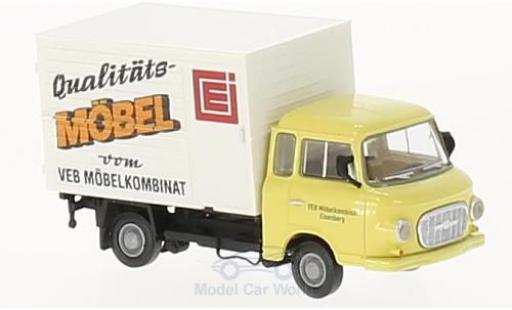 Modelauto Barkas B 1000 fourgon VEB M&Atilde;&para;belk. Eisenberg Koffer 1/87 Brekina