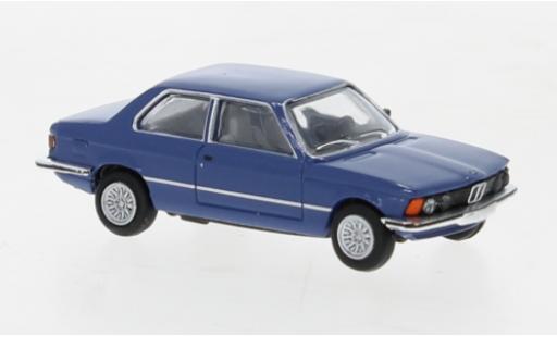 Modelauto Bmw 323 coupe i blauw 1975 1/87 Brekina
