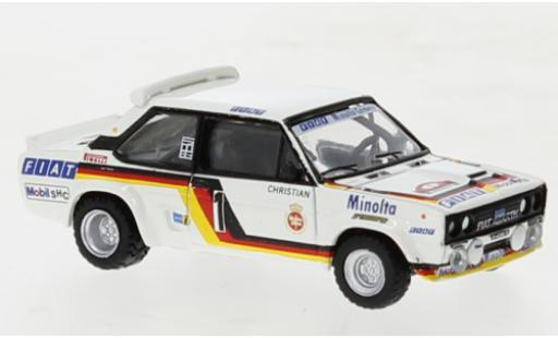 Modelauto Fiat 131 Abarth No.1 Minolta Rally Hunsr&Atilde;&frac14;ck 1980 1/87 Brekina