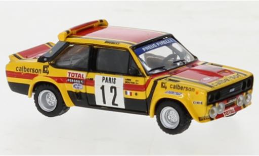 Modelauto Fiat 131 Abarth No.12 Calberson Monte Carlo 1980 1/87 Brekina