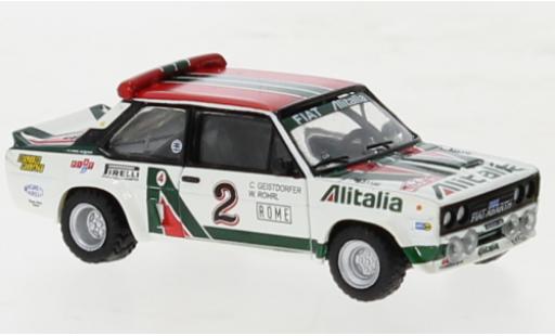 Modelauto Fiat 131 Abarth No.2 Alitalia 1978 1/87 Brekina