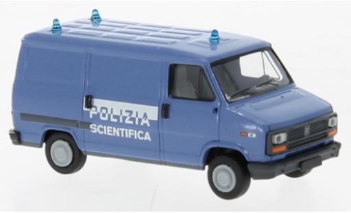 Modelauto Fiat Ducato Kasten bestelwagen Polizia Scientifica 1982 1/87 Brekina