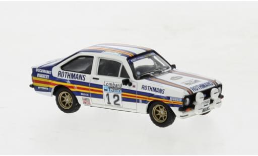 Modelauto Ford Escort RS 1800 No.12 Rally RAC Lombard 1981 1/87 Brekina
