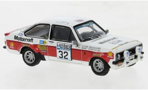 Modelauto Ford Escort RS 1800 No.32 Rally RAC Lombard 1976 1/87 Brekina