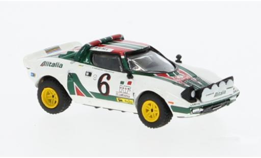 Modelauto Lancia Stratos HF No.6 Alitalia 1976 1/87 Brekina