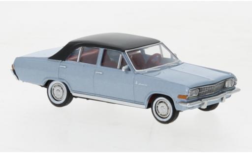 Modelauto Opel Diplomat A Base A metallic blauw /zwart 1964 1/87 Brekina