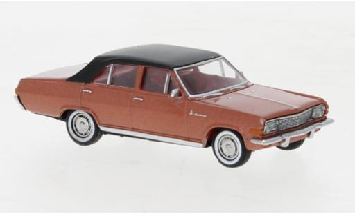 Modelauto Opel Diplomat A Base A metallic le cuivre/zwart 1964 1/87 Brekina