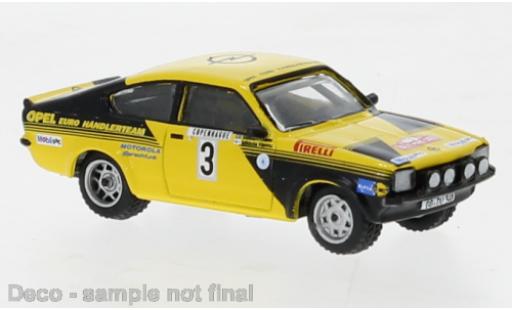 Modelauto Opel Kadett C GT/E C No.3 Rally Monte Carlo 1976 1/87 Brekina