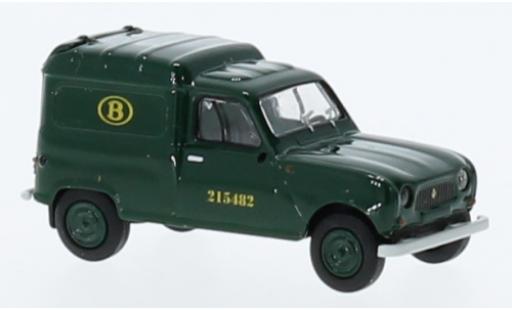 Modelauto Renault 4 Fourgonnette R Bestelbusje Bahn Belgique (B) 1961 1/87 Brekina