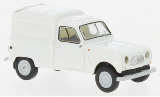Modelauto Renault 4 Fourgonnette R Bestelbusje wit 1961 1/87 Brekina