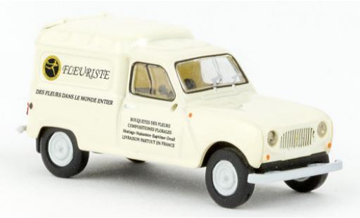 Modelauto Renault 4 Fourgonnette R Bestelbusje Fleuriste (F) 1961 1/87 Brekina