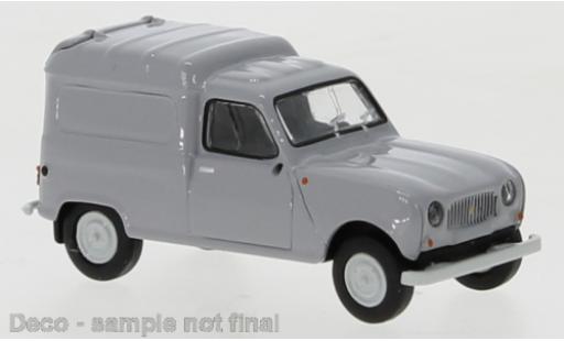 Modelauto Renault 4 Fourgonnette R Bestelbusje grijs 1961 1/87 Brekina
