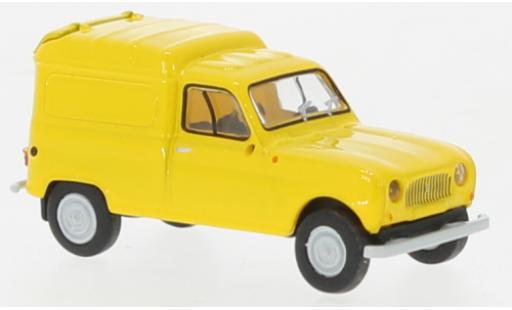 Modelauto Renault 4 Fourgonnette R Bestelbusje geel 1961 1/87 Brekina