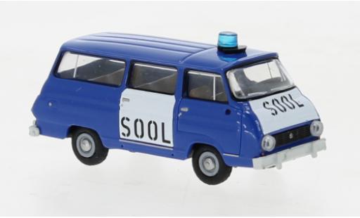 Modelauto Skoda 1203 Bus blauw SOOL 1969 1/87 Brekina