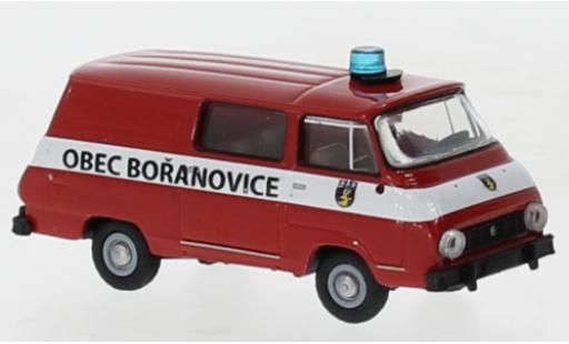 Modelauto Skoda 1203 Halbbus demi bus Obec Boranovice 1969 1/87 Brekina