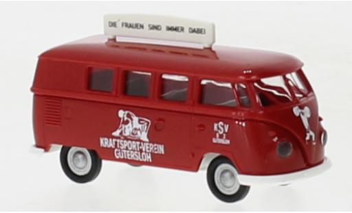 Modelauto Volkswagen T1 B camionnette KSV G&Atilde;&frac14;tersloh 1960 1/87 Brekina