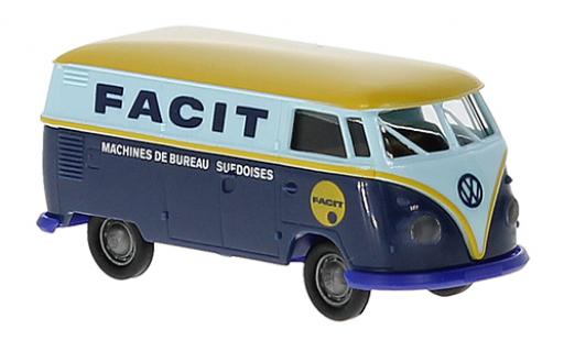 Modelauto Volkswagen T1 B bestelwagen Facit 1960 1/87 Brekina