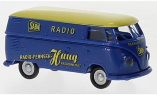 Modelauto Volkswagen T1 B bestelwagen Saba Radio Haug 1960 1/87 Brekina