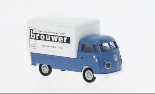 Modelauto Volkswagen T1 B Gro&Atilde;�raum-wagon conteneur Brouwer 1960 1/87 Brekina