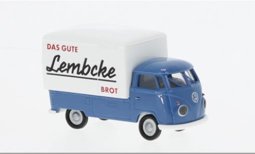 Modelauto Volkswagen T1 B Gro&Atilde;�raum-wagon conteneur Lembcke Brot 1960 1/87 Brekina