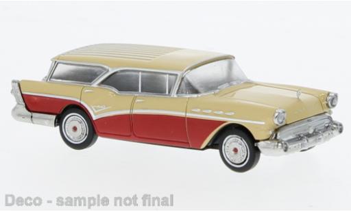 Modelauto Buick Century Caballero beige/rood 1957 1/87 Brekina