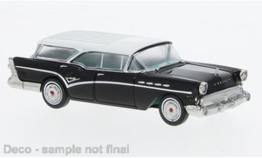 Modelauto Buick Century Caballero zwart/wit 1957 1/87 Brekina
