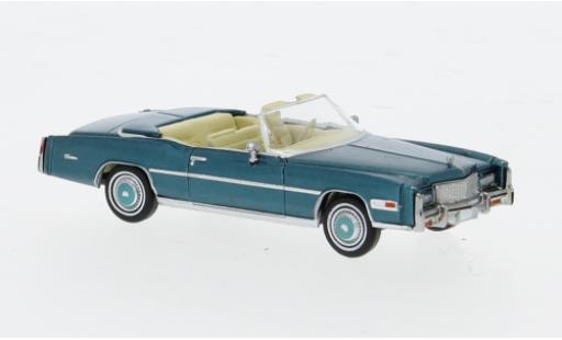 Modelauto Cadillac Eldorado Convertible Cabriolet metallic turquoise 1976 1/87 Brekina