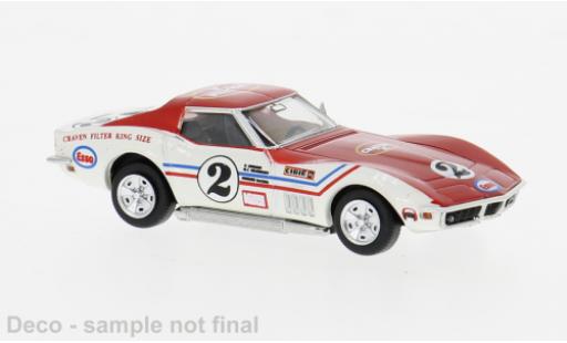 Modelauto Chevrolet Corvette course C3 1971 Greder #2 1/87 Brekina