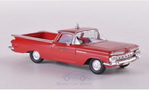 Modelauto Chevrolet El Camino pompiers Fire Department Brandweer (USA) 1/87 Brekina