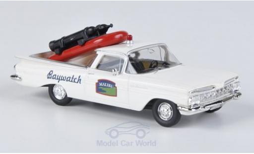 Modelauto Chevrolet El Camino pickup Malibu Baywatch met Ladegut 1/87 Brekina