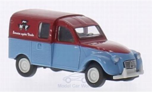 Modelauto Citroen 2CV Fourgonnette AZU Massey Ferguson 1/87 Brekina