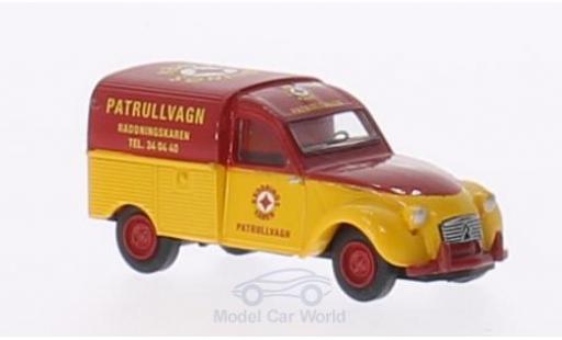 Modelauto Citroen 2CV Fourgonnette AZU Patrullvagn (S) 1/87 Brekina