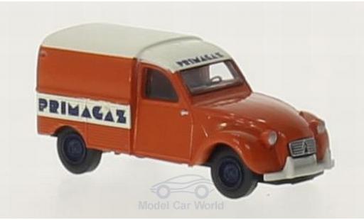 Modelauto Citroen 2CV Fourgonnette Primagaz bestelwagenente 1/87 Brekina