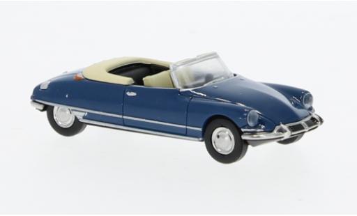 Modelauto Citroen DS Berline Cabrio blauw 1963 1/87 Brekina