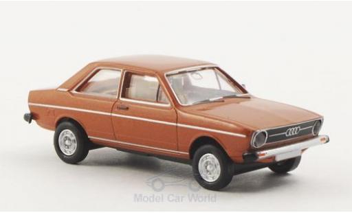 Modelauto Audi 80 ls metallic bruin 1/87 Brekina