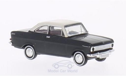 Modelauto Opel Kadett A E A Coupe grijs/wit 1/87 Brekina