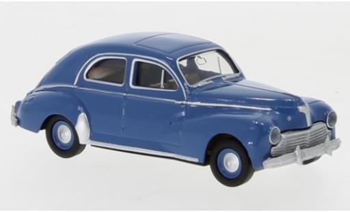 Modelauto Peugeot 203 Berline blauw 1948 1/87 Brekina