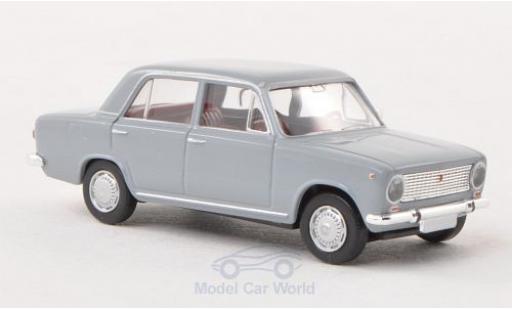 Modelauto Fiat 124 Limousine grijs 1/87 Brekina