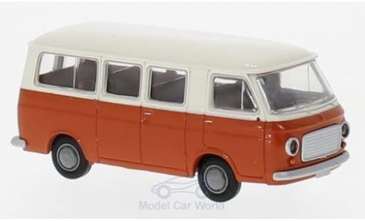 Modelauto Fiat 238 Bus wit/oranje 1/87 Brekina