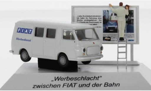 Modelauto Fiat 238 Bus Halbbus 1966 avec figurine 1/87 Brekina
