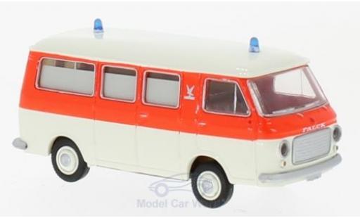 Modelauto Fiat 238 Ambulanza rood/wit Falck Krankenwagen 1/87 Brekina