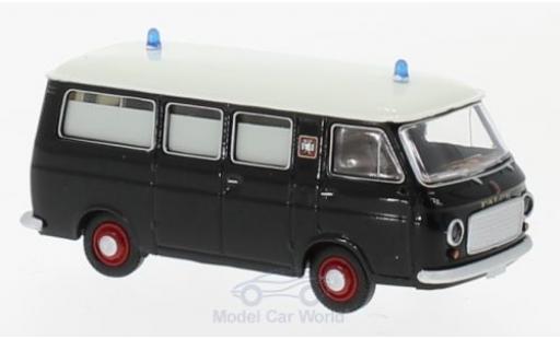 Modelauto Fiat 238 Ambulanza zwart/wit Falck Krankenwagen 1/87 Brekina