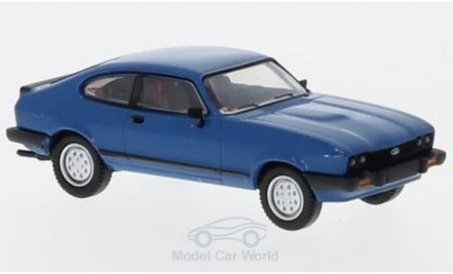 Modelauto Ford Capri MK3 MKIII blauw 1981 1/87 Brekina