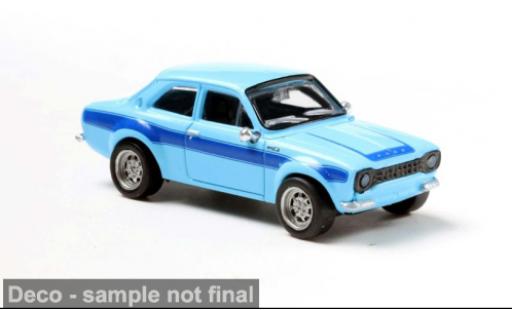 Modelauto Ford Escort RS 1800 MKI blauw/blauw 1969 1/87 Brekina