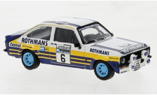 Modelauto Ford Escort RS 1800 No.6 Rally RAC Lombard 1979 1/87 Brekina