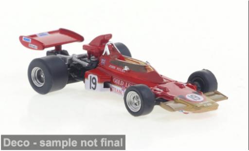 Modelauto Lotus 72 72D D No.19 Gold Leaf formule 1 GP Spanien 1970 1/87 Brekina