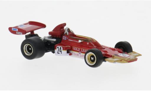 Modelauto Lotus 72 72D D No.24 Gold Leaf formule 1 GP USA 1970 1/87 Brekina
