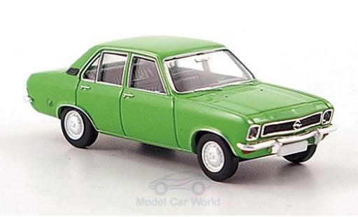 Modelauto Opel Ascona A Base A groen Sondermodell MCW gelimiteerd Auflage 500 1/87 Brekina